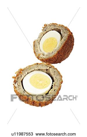 Stock Image - Scotch egg. Fotosearch