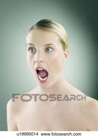 Screaming woman View Large Photo Image Picture - Screaming woman. Fotosearch