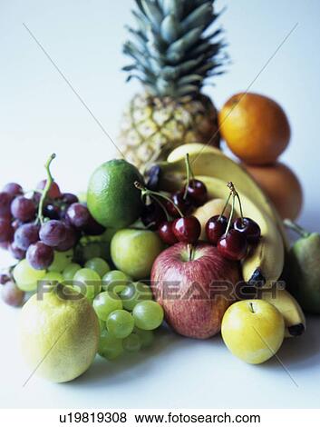 Stock Photo - Selection of fruits. Fotosearch
