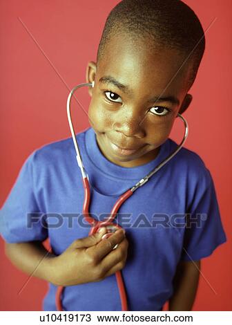 Stock Image - Self-examination. Fotosearch