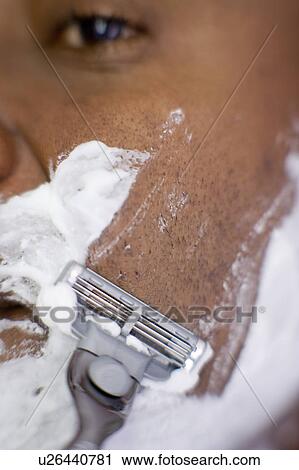 Stock Image - Shaving. Fotosearch