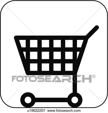 Stock Photo - Shopping symbol, artwork. Fotosearch