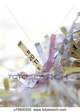 Shredded paper View Large Photo Image Stock Image - Shredded paper. Fotosearch