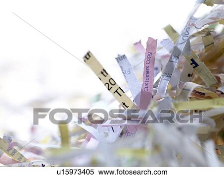 Shredded paper View Large Photo Image Stock Photography - Shredded paper. Fotosearch