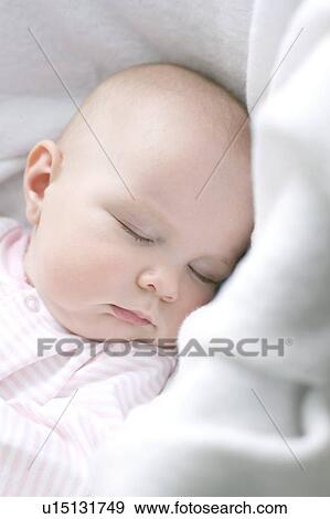 Stock Photo - Sleeping baby. Fotosearch