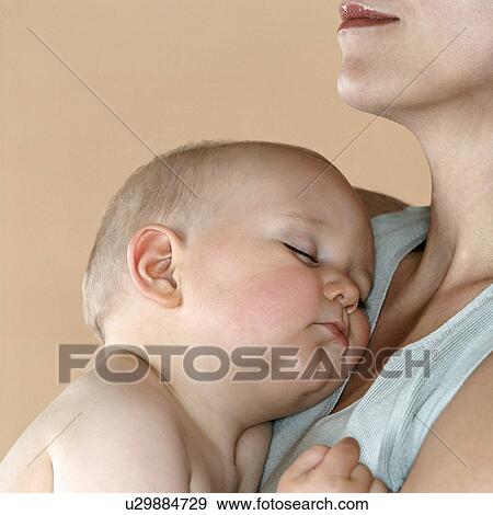 Stock Photo - Sleeping baby. Fotosearch