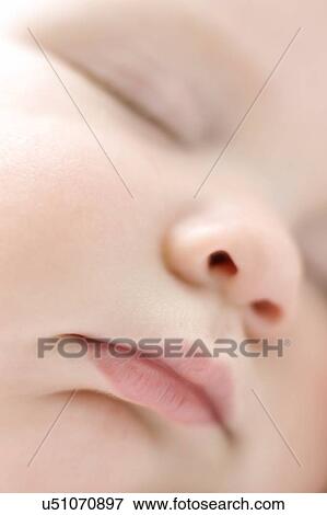 Stock Photo - Sleeping baby. Fotosearch