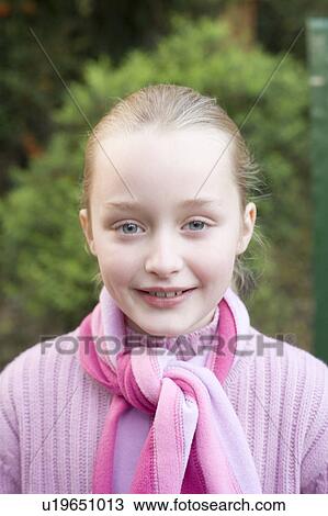 Stock Image - Smiling girl. Fotosearch