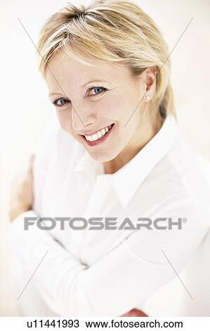 Smiling woman View Large Photo Image Stock Image - Smiling woman. Fotosearch