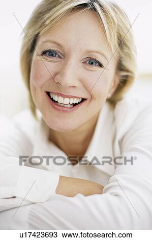 Smiling woman View Large Photo Image Stock Image - Smiling woman. Fotosearch