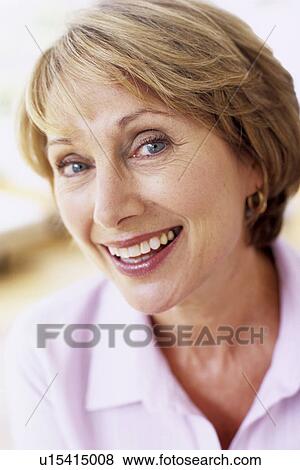 Smiling woman View Large Photo Image Stock Photo - Smiling woman. Fotosearch