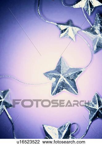 Stock Image - Star garland. Fotosearch