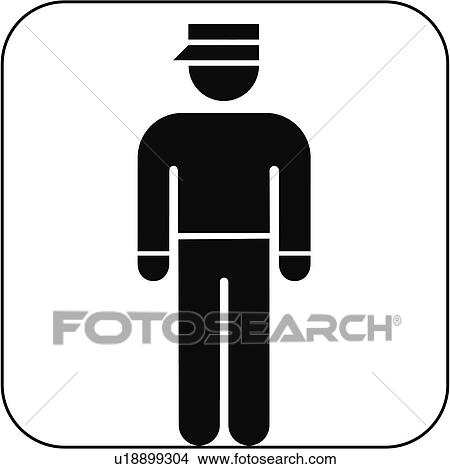 Station master symbol, artwork View Large Photo Image Picture - Station master symbol, artwork. Fotosearch