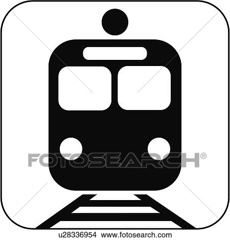Suburban train symbol, artwork View Large Photo Image Picture - Suburban train symbol, artwork. Fotosearch