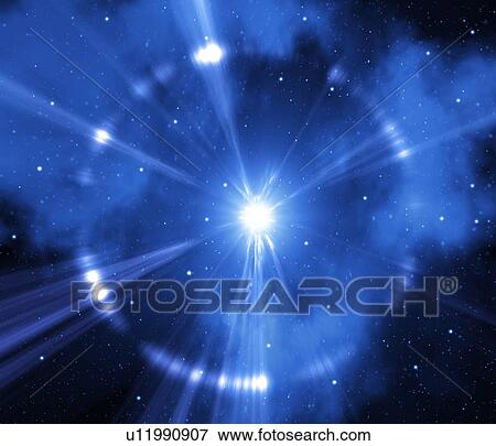 Supernova explosion, artwork View Large Photo Image Stock Photo - Supernova explosion, artwork. Fotosearch