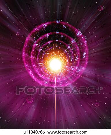 Stock Photography - Supernova explosion, artwork. Fotosearch