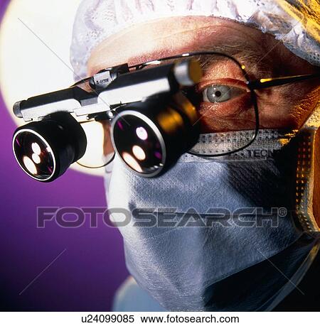 Surgeon with magnifying lenses for microsurgery View Large Photo Image Stock Photography - Surgeon with magnifying lenses for microsurgery. Fotosearch