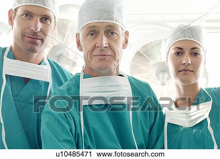 Surgical team View Large Photo Image Stock Image - Surgical team. Fotosearch