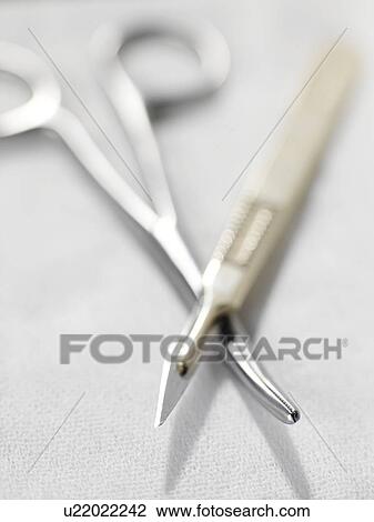 Stock Image - Surgical tools. Fotosearch