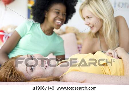 Teenage friends View Large Photo Image Stock Image - Teenage friends. Fotosearch