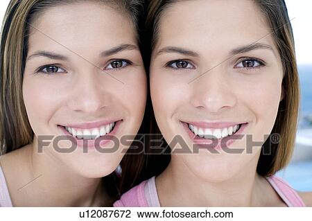 Teenage twin sisters View Large Photo Image Stock Image - Teenage twin sisters. Fotosearch