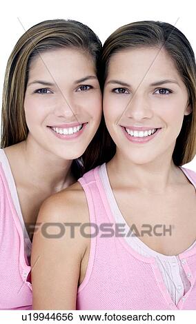 Teenage twin sisters View Large Photo Image Stock Photograph - Teenage twin sisters. Fotosearch