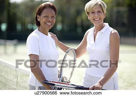 Tennis players View Large Photo Image Stock Photograph - Tennis players. Fotosearch