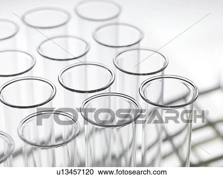 Stock Image - Test tubes. Fotosearch