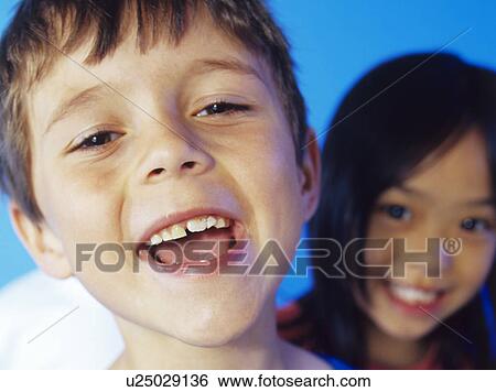Two children View Large Photo Image Stock Photograph - Two children. Fotosearch