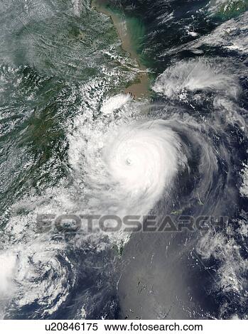 Typhoon Saomai, satellite image View Large Photo Image Stock Photography - Typhoon Saomai, satellite image. Fotosearch