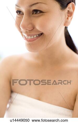Woman relaxing at a spa View Large Photo Image Stock Image - Woman relaxing at a spa. Fotosearch