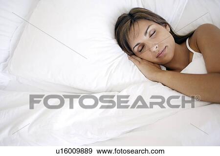 Woman sleeping View Large Photo Image Stock Photo - Woman sleeping. Fotosearch