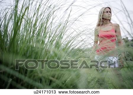 Woman walking View Large Photo Image Stock Image - Woman walking. Fotosearch