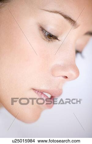 Picture - Woman's face. Fotosearch
