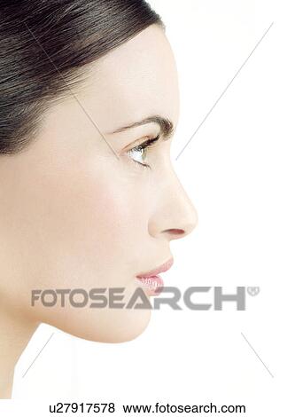 Woman's face View Large Photo Image Stock Photo - Woman's face. Fotosearch