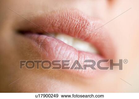 Stock Photo - Woman's mouth. Fotosearch