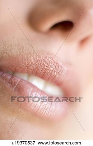 Stock Photo - Woman's mouth. Fotosearch