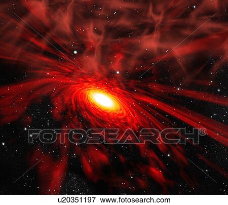 Stock Photo - Wormhole entrance, artwork. Fotosearch
