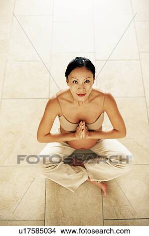 Picture - Yoga in pregnancy. Fotosearch