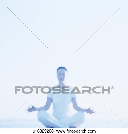 Stock Photo - Yoga meditation. Fotosearch