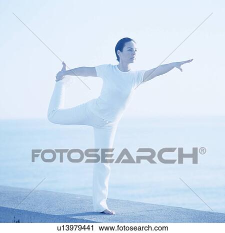 Yoga pose View Large Photo Image Stock Image - Yoga pose. Fotosearch