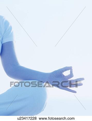 Stock Photo - Yoga pose. Fotosearch
