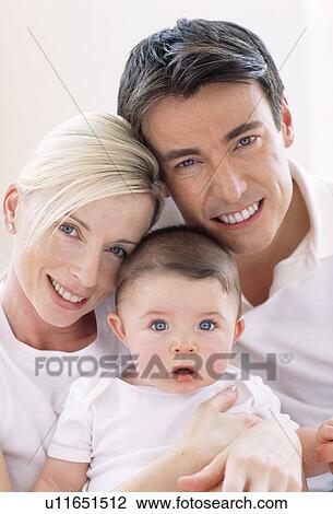 Stock Image - Young family. Fotosearch