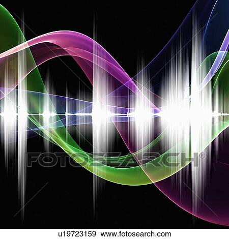 Abstract sound waves View Large Photo Image Stock Photo - Abstract sound waves. Fotosearch