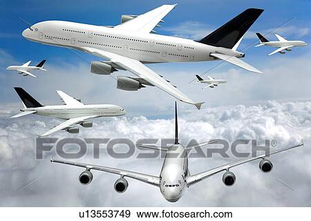 Air traffic, conceptual image View Large Photo Image Stock Photo - Air traffic, conceptual image. Fotosearch