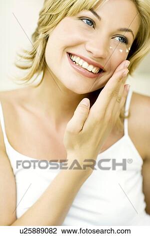 Stock Image - Anti-wrinkle cream. Fotosearch