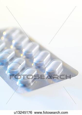 Stock Photograph - Antibiotic tablets. Fotosearch