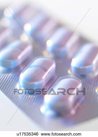 Stock Photograph - Antibiotic tablets. Fotosearch