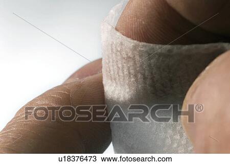Stock Image - Antiseptic wipe. Fotosearch