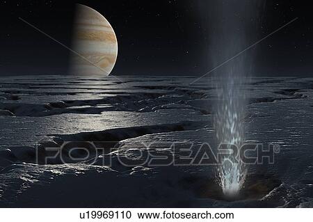 Artwork of Jupiter seen from Europa View Large Photo Image Stock Image - Artwork of Jupiter seen from Europa. Fotosearch